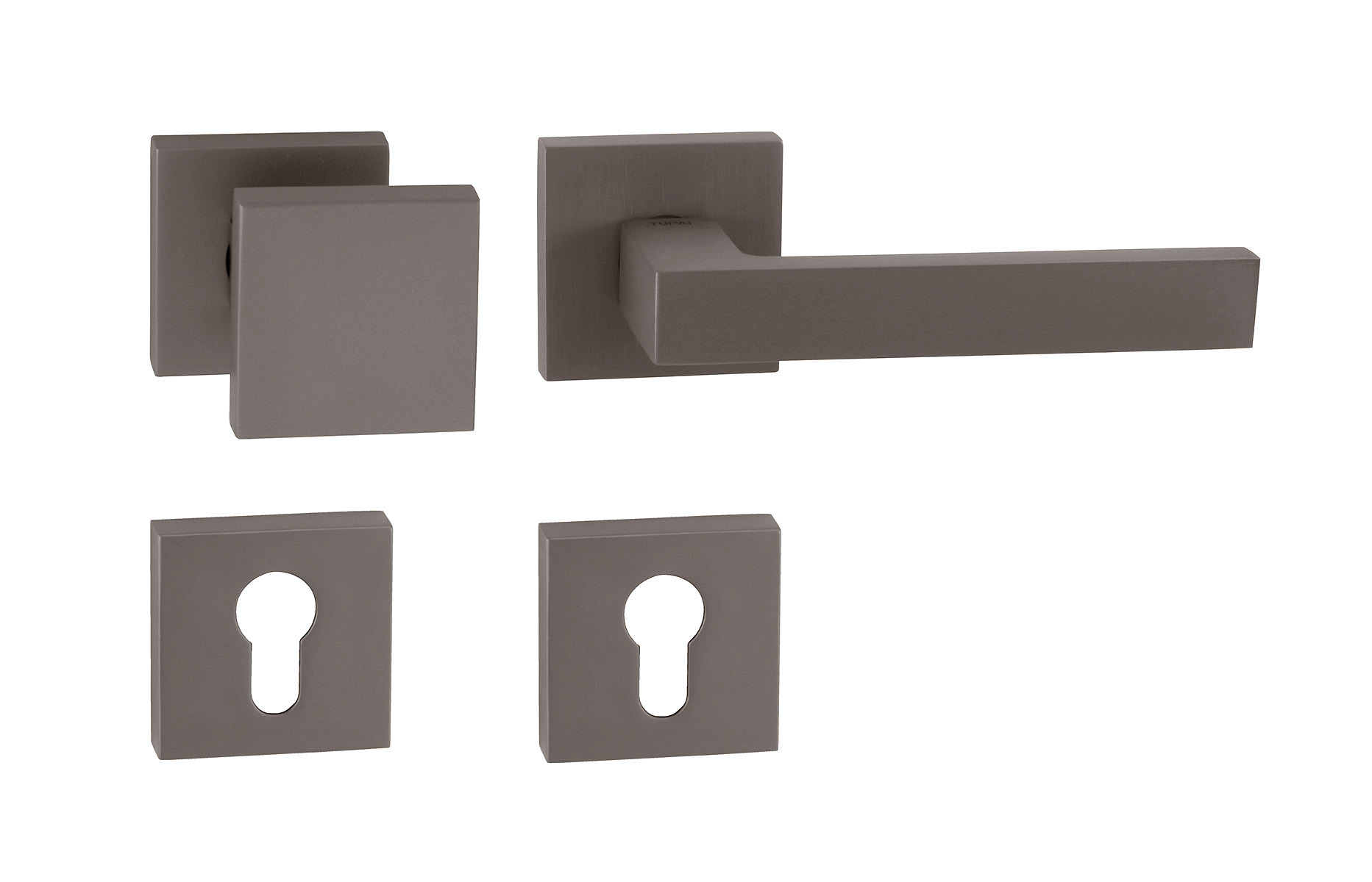 TI - SQUARE - HR 2275Q madlo/kľučka pravá Grafit matný