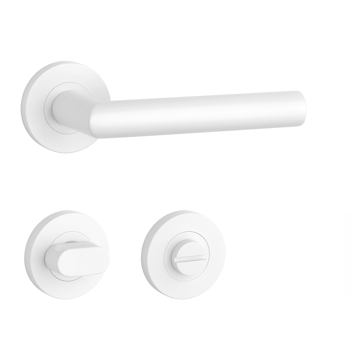 SH - OVAL - R 1740 PRO kľučka/kľučka Biela matná