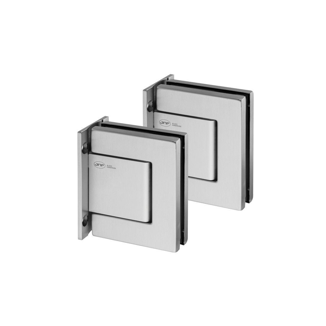 JNF - Hydraulický pánt na sklo IN.05.322 pár NEM - nerez matná | MP-KOVANIA.sk