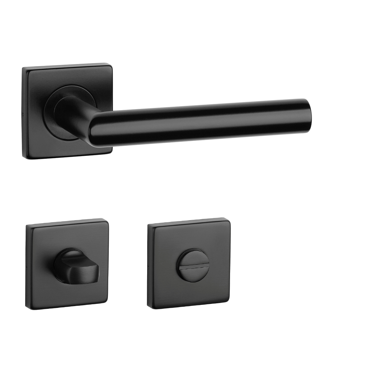 SM - KVADRAT - HR 1701 kľučka/kľučka Čierna matná