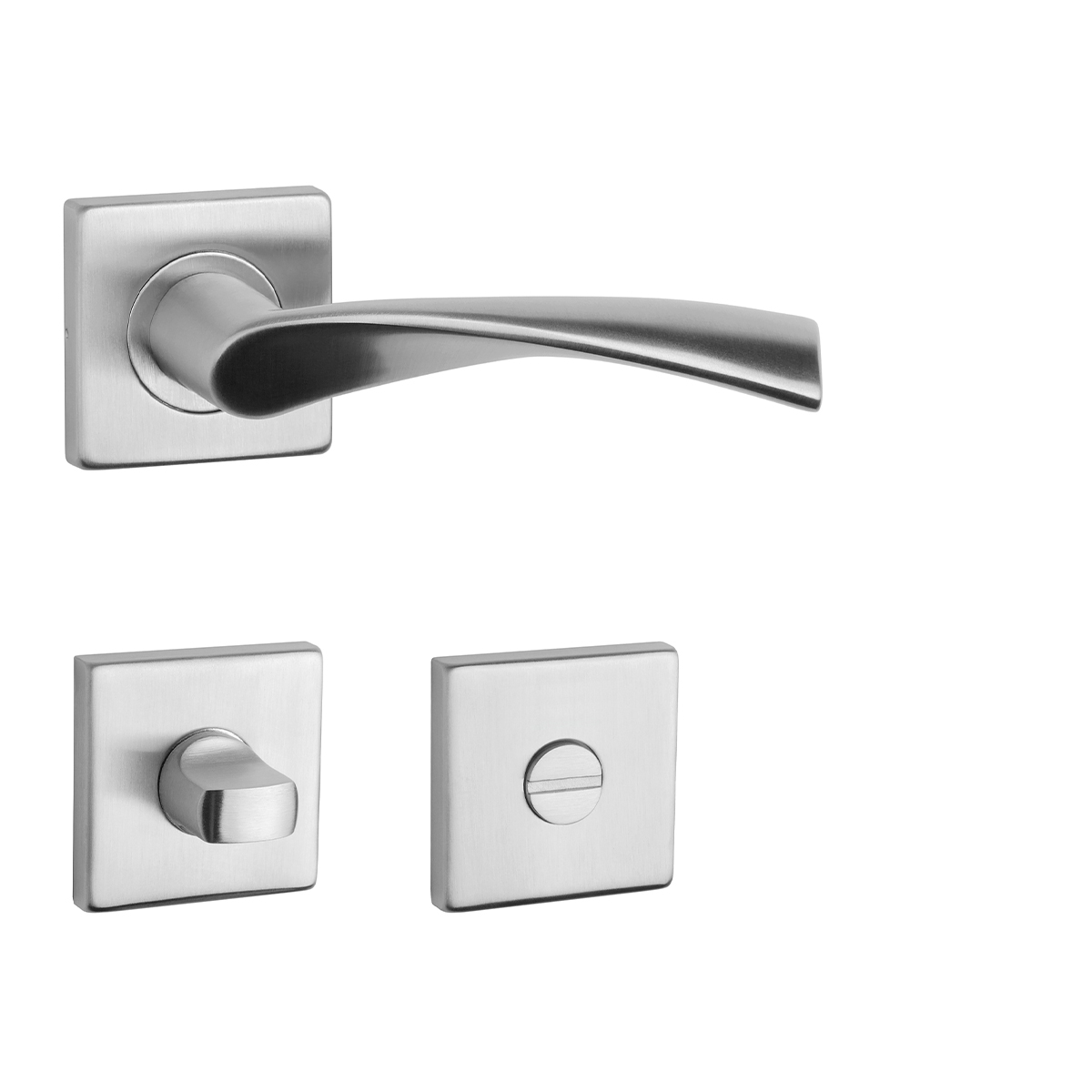 SM - KVADRAT - HR 1708 kľučka/kľučka Nerez matná