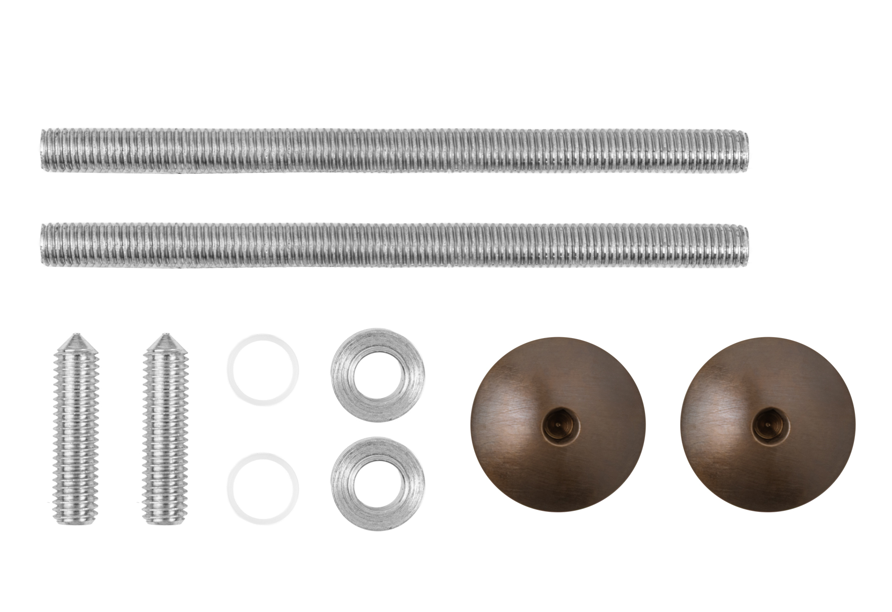 Spojovací materiál pre madlo CB - Spojovací materiál pre ks DREVO BRA - bronz antik (BR) | MP-KOVANIA.sk