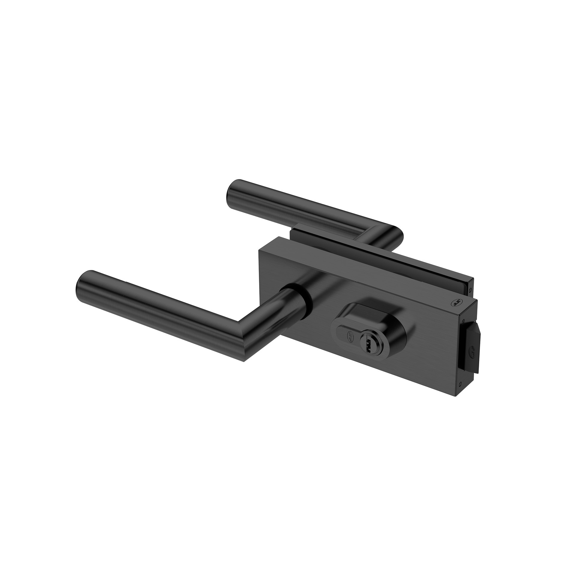 JNF - ZÁMOK na sklo s kľučkou FAVORIT - PZ CIM - čierna matná | MP-KOVANIA.sk