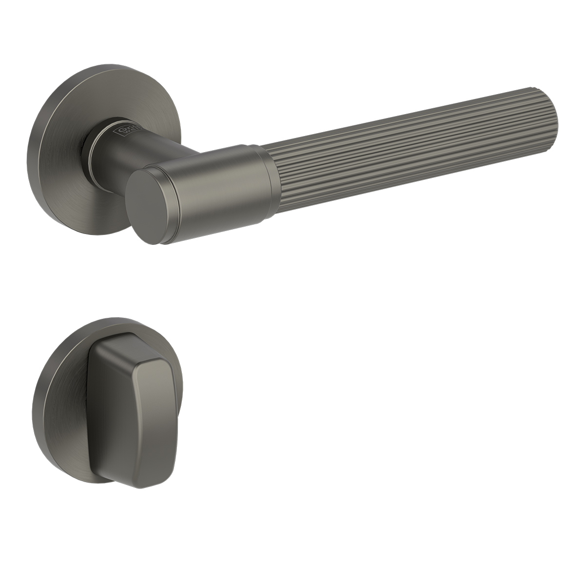 Kľučka na dvere GK - VAYA 136 ARIS - R ANM - antracit matný (KG) | MP-KOVANIA.sk