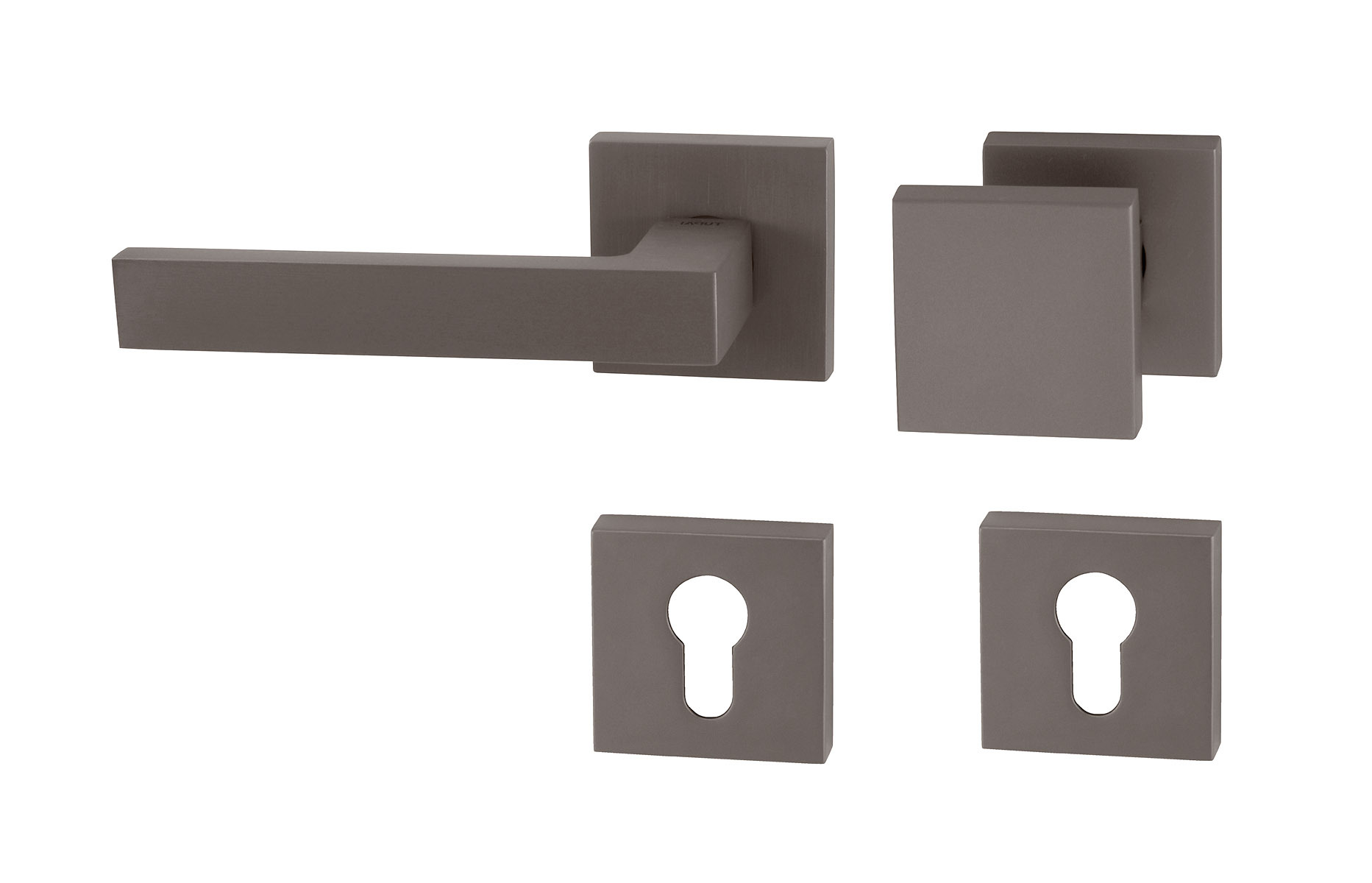 TI - SQUARE - HR 2275Q madlo/kľučka ľavá Grafit matný