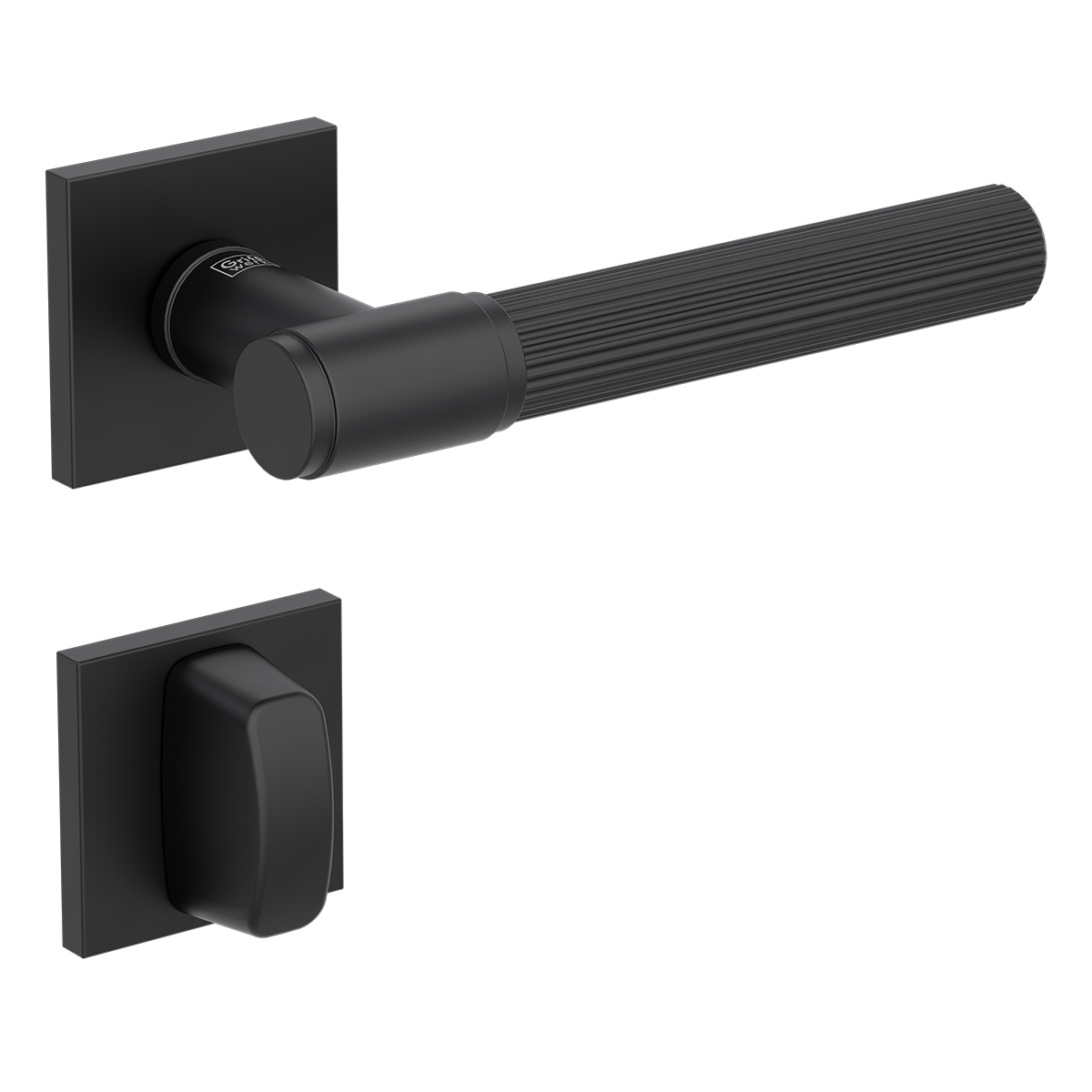 Kľučka na dvere GK - VAYA 136 ARIS - HR CIM - čierna matná (GS) | MP-KOVANIA.sk