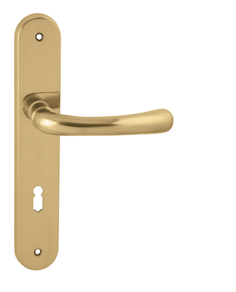 Kľučka na dvere FO - DEA ZLL - zlatá lesklá (L01) | MP-KOVANIA.sk