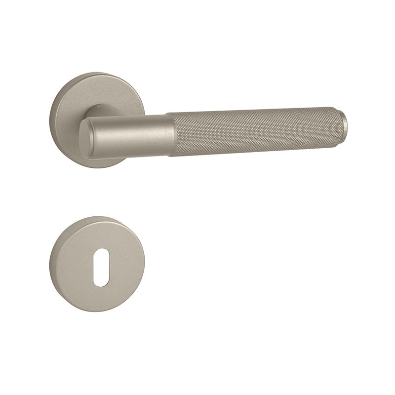 Kľučka na dvere FO - CITY - R NIM - nikel matný (N16) | MP-KOVANIA.sk