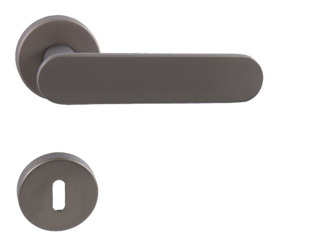 Kľučka na dvere TI - NELA - R 4006 GRM - grafit matný (141) | MP-KOVANIA.sk