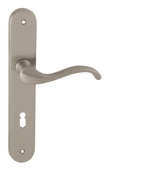Kľučka na dvere FO - CAST NIM.LL - nikel matný (N02) | MP-KOVANIA.sk