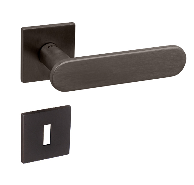 Kľučka na dvere TI - NELA - HR 4006Q 5S GRM PVD - grafit matný PVD (162) | MP-KOVANIA.sk