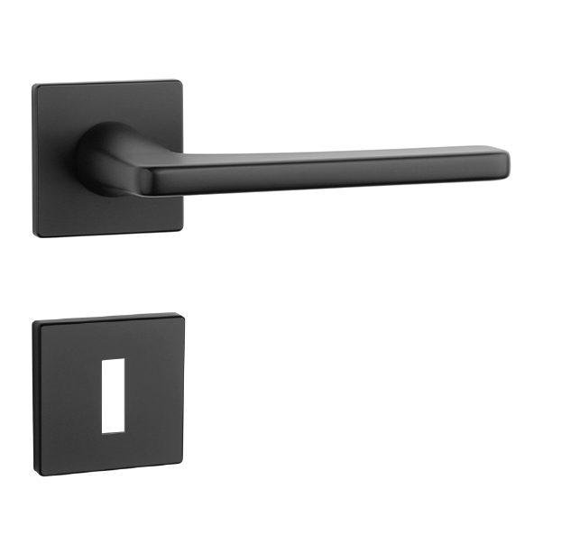 Kľučka na dvere AS - SETIA - HR 5S CIM - čierna matná (BK) | MP-KOVANIA.sk