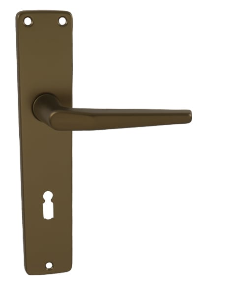 Kľučka na dvere UC - LUCIA - S BRM - bronz matný (MP4) | MP-KOVANIA.sk