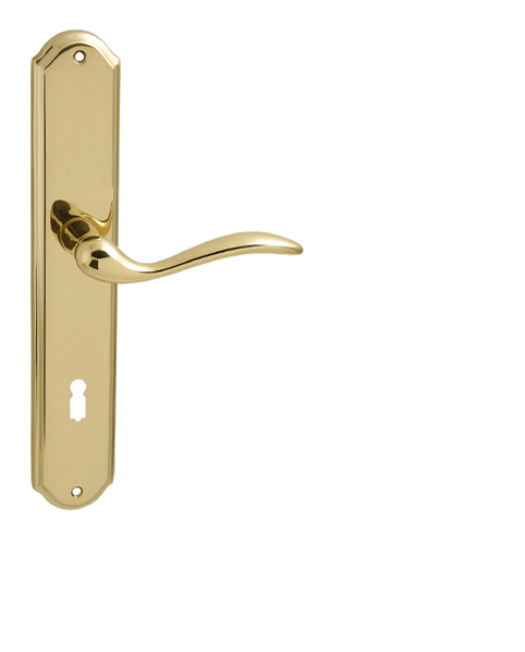 Kľučka na dvere FO - MINORCA OLV - Mosadz leštená lesklý lak