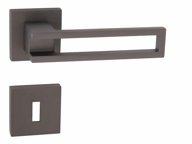 Kľučka na dvere TI - BURACO 3 - HR 3036Q GRM - grafit matný (141) | MP-KOVANIA.sk