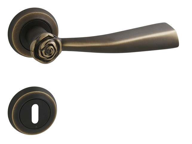 Kľučka na dvere LI - ROSE - R BRM - bronz matný (BM) | MP-KOVANIA.sk