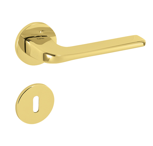 Kľučka na dvere TI - DARA - R 4007 5S ZLL PVD - zlatá lesklá PVD (50) | MP-KOVANIA.sk