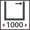 Maximálna šírka dverí - 1000 mm