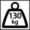 Maximálna váha dverného krídla 130 kg