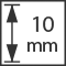 Výšková nastaviteľnosť 10 mm