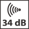Produkt certifikovaný na protihlukové dvere - 34 dB