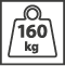 Maximálna váha dverného krídla 160 kg