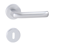 Kľučky na okrúhlych rozetách Strieborný URFIC