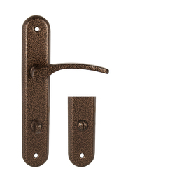 Kľučky na oválnych štítoch Hnedý KE