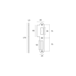 Klasické zámky Strieborný JNF