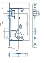 Klasické zámky Strieborný 
