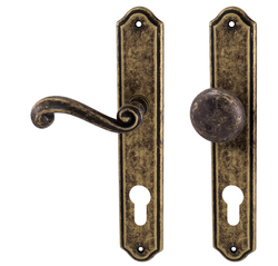 Kľučky na rustikálnych štítoch Bronzový Tupai