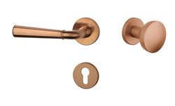 Kľučky na okrúhlych rozetách Medený APRILE