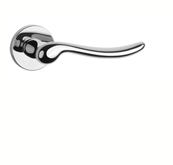 Kľučky na okrúhlych rozetách Strieborný APRILE