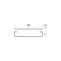 Držiaky na uterák Strieborný COLOMBO