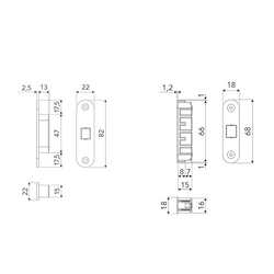 Magnetické zámky Čierny AGB