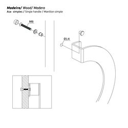 Madlá okrúhle vyosené Hnedý JNF