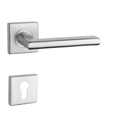 Kľučky na hranatých rozetách Strieborný STERK