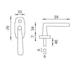 Pololivy na drevené okná Zlatý NI