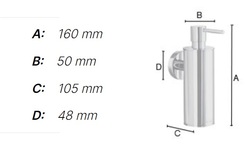 Dávkovače mydla Čierny SMEDBO