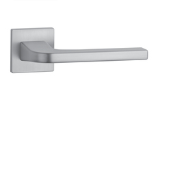 Kľučky na hranatých rozetách Strieborný APRILE