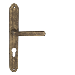Kľučky na rustikálnych štítoch Bronzový NI
