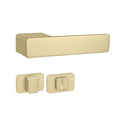 Kľučky na obdĺžnikových rozetách Zlatý MPK