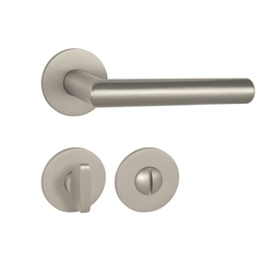 Kľučky na okrúhlych rozetách Strieborný Tupai