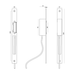 QR - JNF - ZÁMOK ELEKTRICKÝ IN.20.652 Strieborný JNF