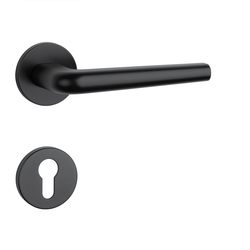 Kľučky na okrúhlych rozetách Čierny APRILE