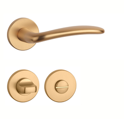 Kľučky na okrúhlych rozetách Zlatý APRILE