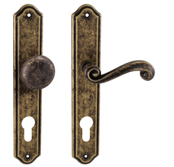 Kľučky na rustikálnych štítoch Bronzový Tupai