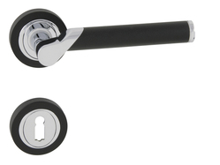 Kľučky na okrúhlych rozetách Kombinovaný LR