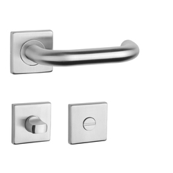 Kľučky na hranatých rozetách Strieborný STERK