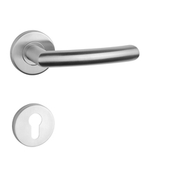 Kľučky na okrúhlych rozetách Strieborný STERK